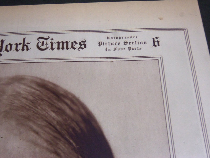 1928 NOV 11 NEW YORK TIMES ROTO SECTION -HERBERT HOOVER PRESIDENT ELECT- NT 6913