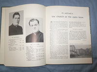 1980 ST. MICHAEL'S CHURCH HARDCOVER BOOK - WATERBURY, CONNECTICUT - KD 9356