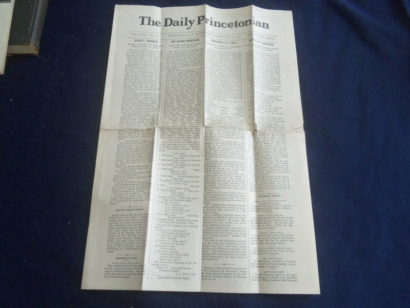 1904 PRINCETON UNIVERSITY 25 YEAR RECORD PUBLISHED 1929 -PRINCETON, NJ - YB 2713