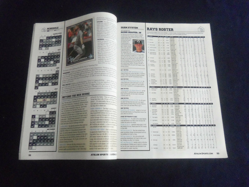 2013 ALTHON SPORTS BASEBALL 2013 PREVIEW MAGAZINE - ST 7159