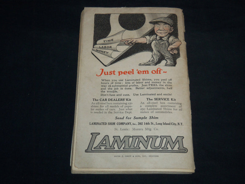1923 AUGUST AUTOMOTIVE MERCHANDISING MAGAZINE - SALES & SERVICE - J 8599