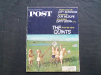 1967 SEP 9 THE SATURDAY EVENING POST MAGAZINE - FISCHER QUINTS COVER - SP 2437