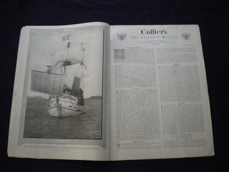 1908 AUGUST 8 COLLIER'S MAGAZINE - MAXFIELD PARRISH COVER - B 676G