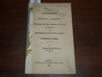 1824 FANEUIL HALL ADDRESS BY JOSIAH QUINCY - BOARD OF ALDERMEN - K 1187