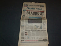 2003 AUGUST 15 COURIER NEWS NEWSPAPER - BLACKOUT IN THE NORTHEAST - NP 3501