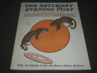 1907 JANUARY 5 THE SATURDAY EVENING POST MAGAZINE - ILLUSTRATED COVER- SP 996
