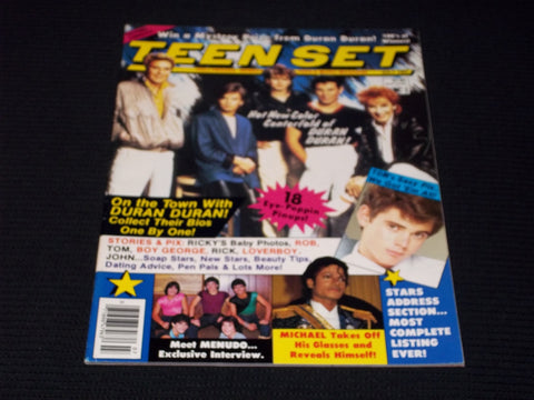 1984 JULY TEEN SET MAGAZINE - DURAN DURAN FRONT COVER - E 14411