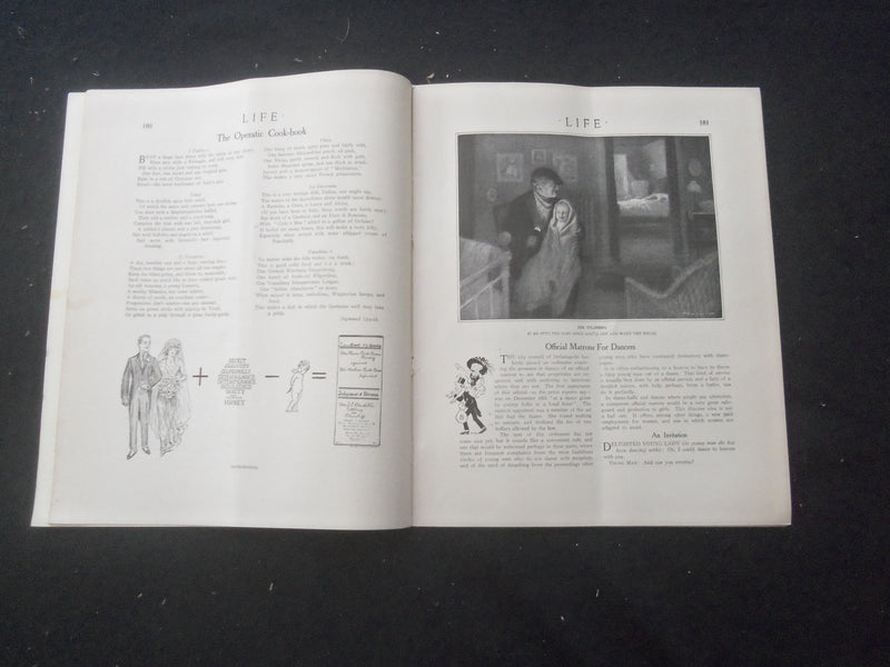 1914 JANUARY 29 LIFE MAGAZINE - THE ENCORE - L 758R