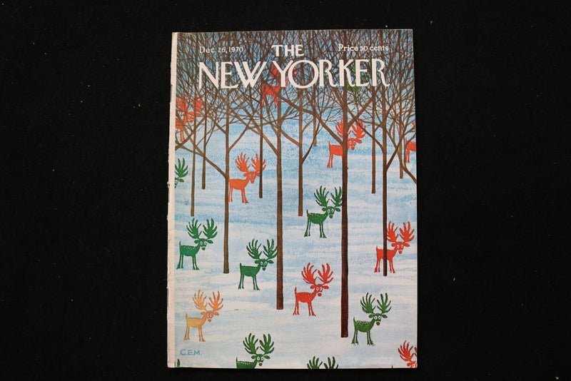 1979 DECEMBER 26 NEW YORKER MAGAZINE - GREAT ILLUSTRATED COVER - NY 2830