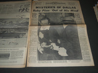 1963 NOV 25 NEW YORK JOURNAL AMERICAN - THE NATION STOOD STILL - JFK - NP 2397