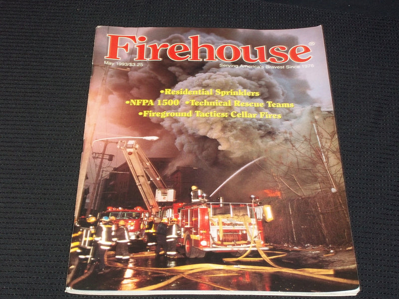1993 MAY FIREHOUSE MAGAZINE - AMERICA'S BRAVEST FRONT COVER - E 1694