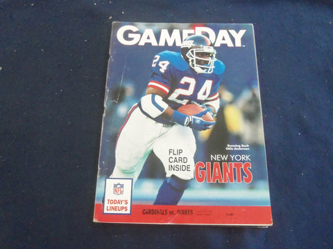 1991 NOV 10 GAMEDAY MAGAZINE- PHILADELPHIA EAGLES VS PHOENIX CARDINALS - F 250S