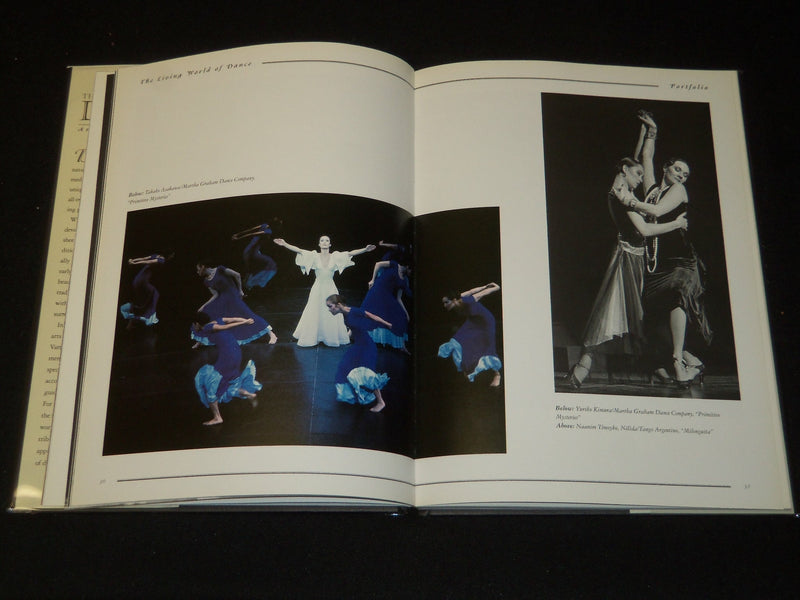 1997 THE LIVING WORLD OF DANCE BOOK INSCRIBED BY JACK & LINDA VARTOOGIAN- I 1859