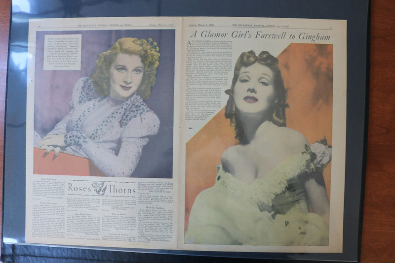 HOLLYWOOD GIANT SIZE SCRAPBOOK - MARLENE DIETRICH - #3