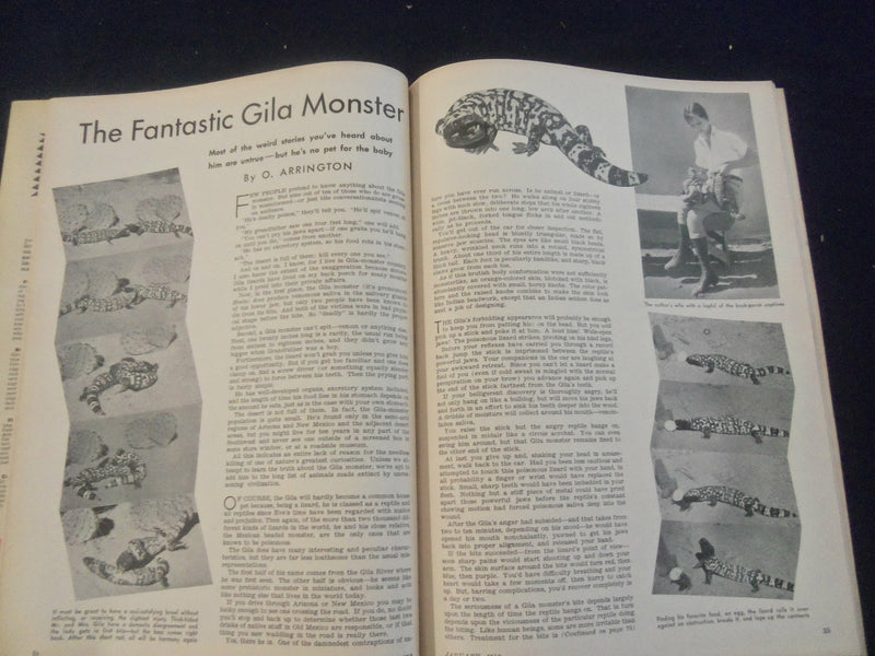 1940 JANUARY OUTDOOR LIFE MAGAZINE - 8 PAGES OF GREAT OUTDOOR PHOTOS - ST 267W