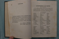 1951 CONFESSION OF FAITH - CUMBERLAND CHURCH HARDCOVER BOOK - K 3336