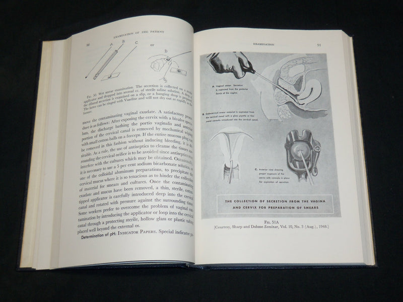 1953 VAGINAL INFECTIONS INFESTATIONS AND DISCHARGES BOOK BY BERNSTINE - KD 2761K
