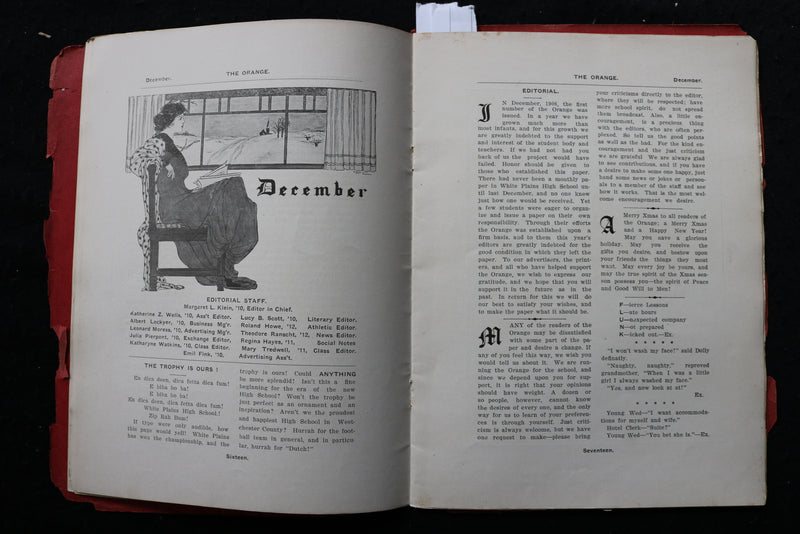 1909 DECEMBER THE ORANGE MAGAZINE - CHRISTMAS NUMBER - WHITE PLAINS - K 2204