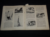 1920'S INSTRUCTIONS FOR THE CARE & USE OF THE HOOVER ELECTRIC SWEEPER - J 9159