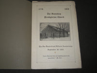1926 THE SEWICKLEY PRESBYTERIAN CHURCH HISTORICAL SKETCH MAGAZINE - J 2809
