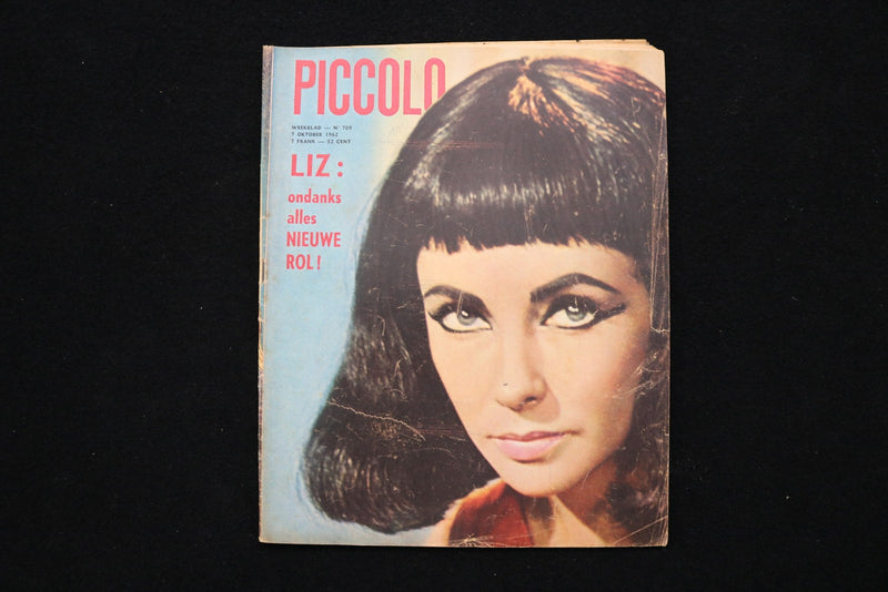1962 OCTOBER 7 PICCOLO MAGAZINE - ELIZABETH TAYLOR COVER - E 26389