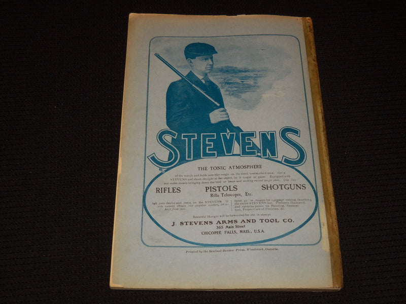 1906 NOVEMBER ROD AND GUN IN CANADA AND MOTOR MAGAZINE - MONDERN JONAH - J 8101