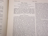 1887 THE CRITIC MAGAZINE LOT OF 49 ISSUES - GREAT REVIEWS & ARTICLES - WR 799