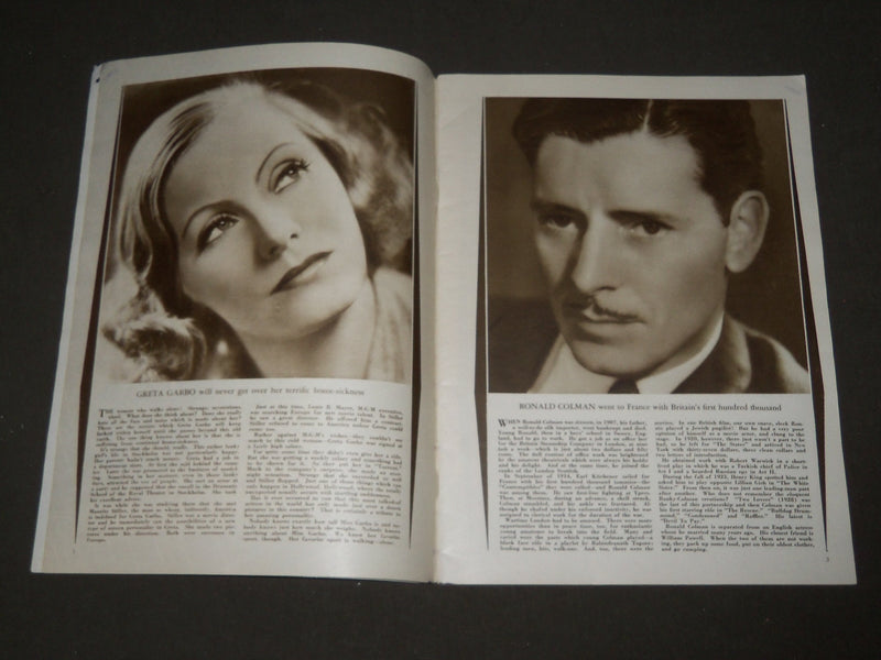 1931 MARCH SCREEN ALBUM MOVIE MAGAZINE VOLUME 1 NO. 1 - ANN HARDING COVER - M 29