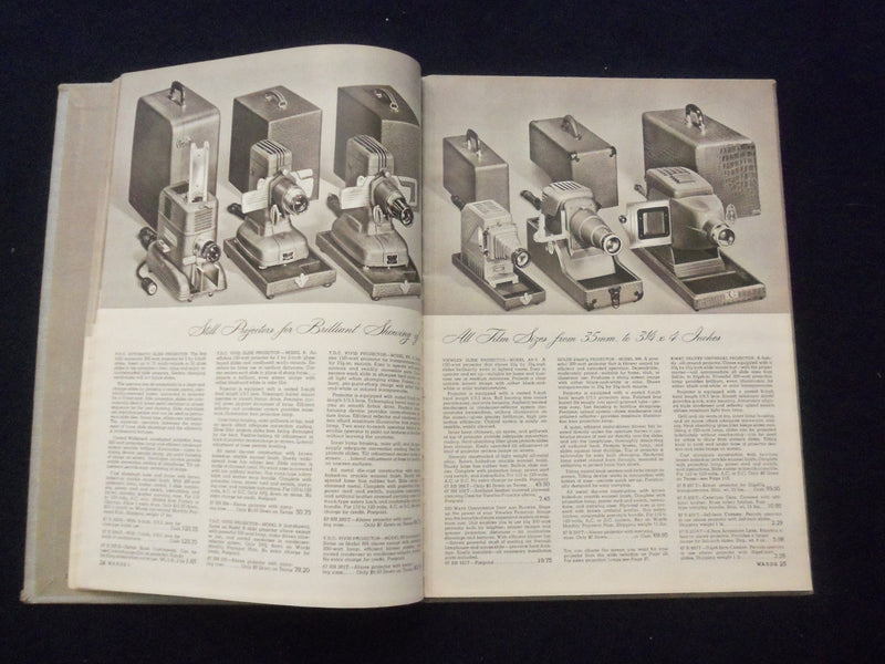1949 MONTGOMERY WARD PHOTOGRAPHIC CATALOG - HARDCOVER - R 96O