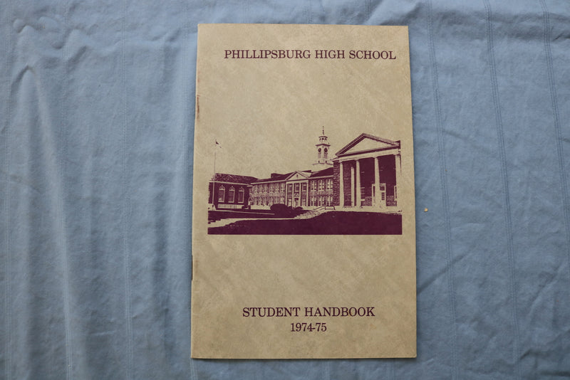 1973-1975 PHILLIPSBURG HIGH SCHOOL HANDBOOKS - LOT OF 2 - K 727