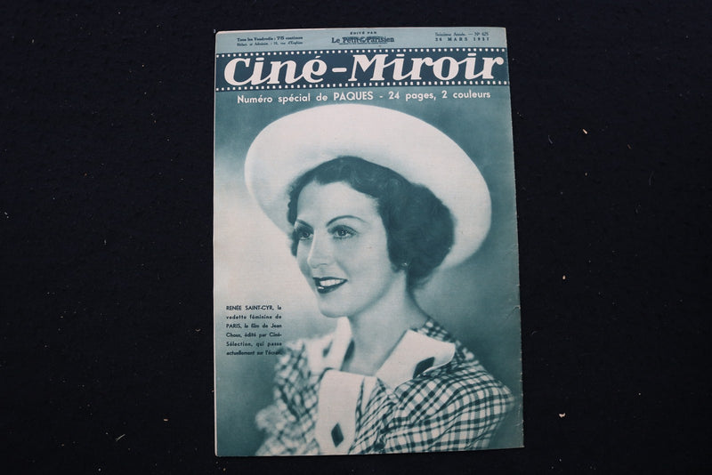 1937 MARCH 26 CINE-MIROIR MAGAZINE - MARLENE DIETRICH COVER - E 25148
