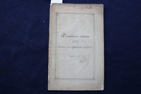 1873 DR. GOODWIN'S ADDRESS - BOWDOIN COLLEGE ALUMNI SOFTCOVER BOOKLET - K 931