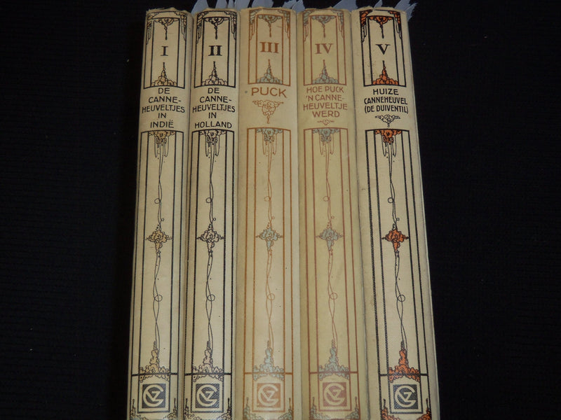 1930'S CANNEHEUVELTJES - SERIE- MARIE OVINK -SOER DUTCH BOOKS LOT OF 5- KD 4503A