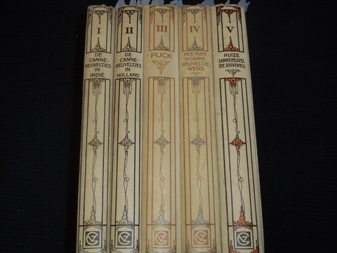 1930'S CANNEHEUVELTJES - SERIE- MARIE OVINK -SOER DUTCH BOOKS LOT OF 5- KD 4503A