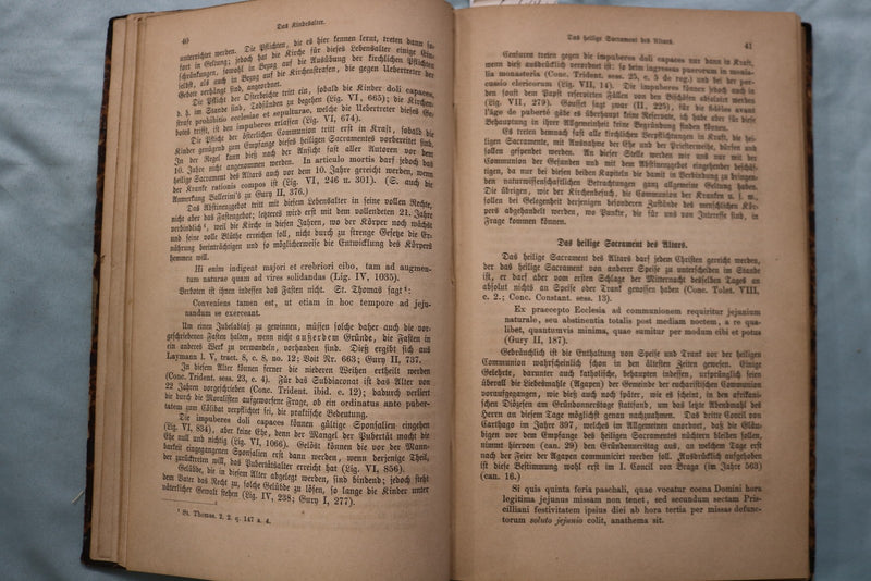 1881 PASTORAL MEDICIN - GERMAN MEDICAL HARDCOVER BOOK - KD 9679