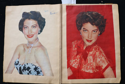 1950'S MOVIE STARS SCRAPBOOK LOADED -MARILYN MONROE-M. LANZA-A. GARDNER- E 24883