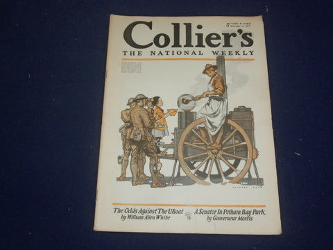 1917 DECEMBER 8 COLLIER'S MAGAZINE - THE ODDS AGAINST THE U-BOAT - ST 6722