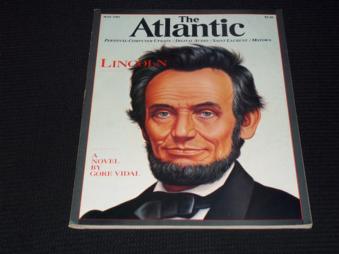 1984 MAY THE ATLANTIC MAGAZINE - LINCOLN FRONT COVER - E 13761