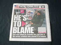 2019 FEBRUARY 14 NEW YORK POST NEWSPAPER - CHRISTOPHER RANSOM - HE'S TO BLAME