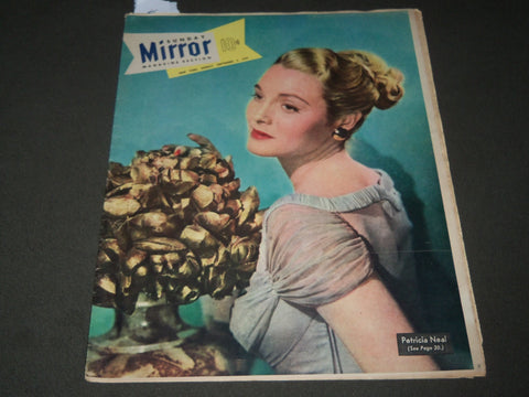 1949 SEPTEMBER 4 SUNDAY MIRROR MAGAZINE SECTION - PATRICIA NEAL - J 3007