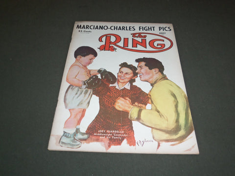 1954 AUGUST THE RING MAGAZINE - JOEY GIARDELLO - SP 5284