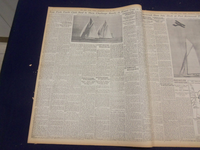 1920 JULY 22 NEW YORK TIMES - RESOLUTED WINS BY 7 MINUTES, 1 SECOND - NT 9341