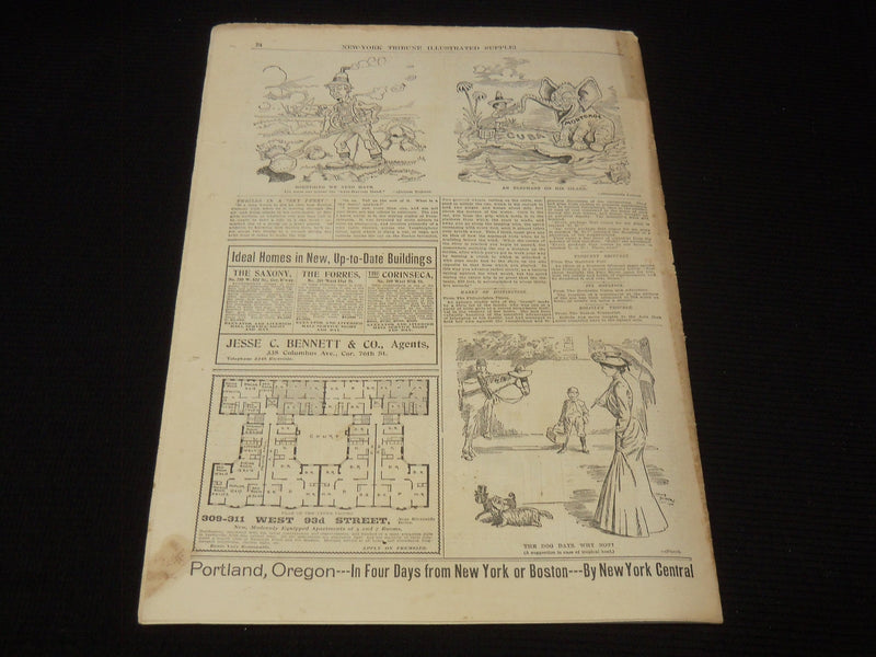 1902 AUG 17 NEW YORK TRIBUNE ILLUSTRATED SUPPLEMENT - OLIVER W. HOLMES - NP 9015