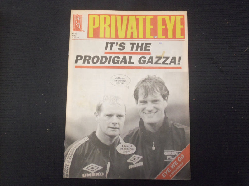 1996 NOVEMBE 15 PRIVATE EYE MAGAZINE - PRODIGAL GAZZA FRONT COVER - E 8166