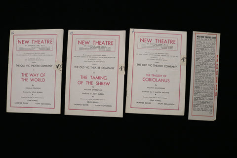 1948 NEW THEATRE PROGRAMS - LOT OF 3 - LONDON - K 1913