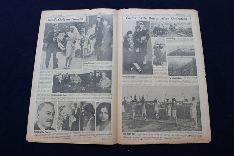 1927 MAY 25 SAN FRANCISCO BULLETIN NEWSPAPER - LINDBERGH - JONES - NP 8891