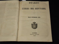1856 JAN-JUL DIARIO DA CAMARA DOS DEPUTADOS VOLUMES LOT OF 3 - LISBOA - KD 2016K