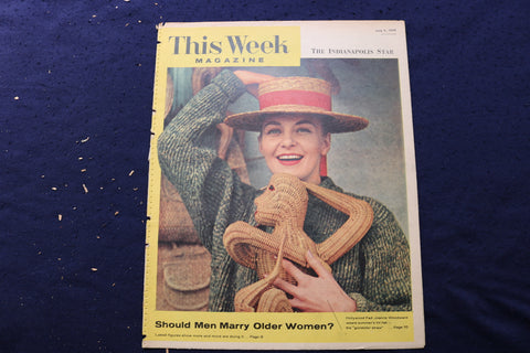 1958 JULY 6 THIS WEEK MAGAZINE - JOANNE WOODWARD COVER - E 22916