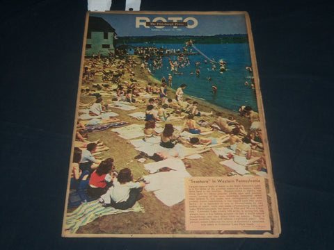 1945 AUGUST 12 THE PITTSBURGH PRESS SUNDAY ROTO SECTION - SEASHORE - NP 4445