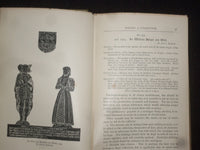 1898 MONUMENTAL BRASSES HARDCOVER BOOK BY REV. HERBERT W. MACKLIN - KD 9261